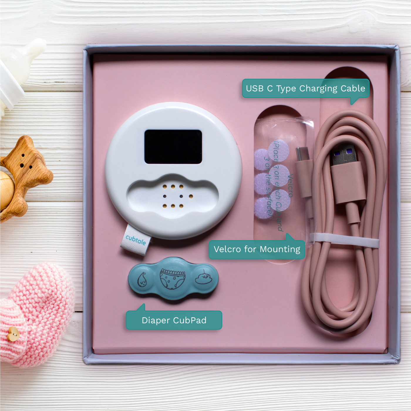 Smart Pee & Poop Tracker - Diaper Cub